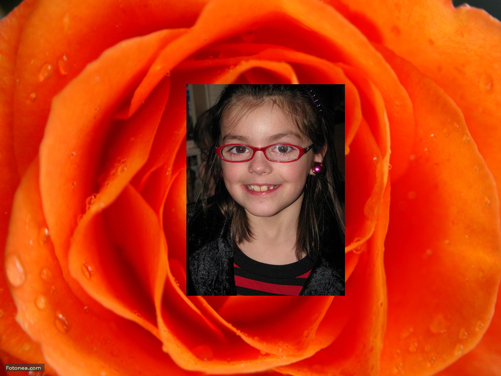 This is Emily, she is 9 years old and is in 3rd grade. 
When she was born she was the hospital's new years baby. Emily is my third child and she is so far my most challenging child. 
Don't let the happy smile and beautiful eyes fool you, she goes from Angel to Evil in 3.5 seconds!